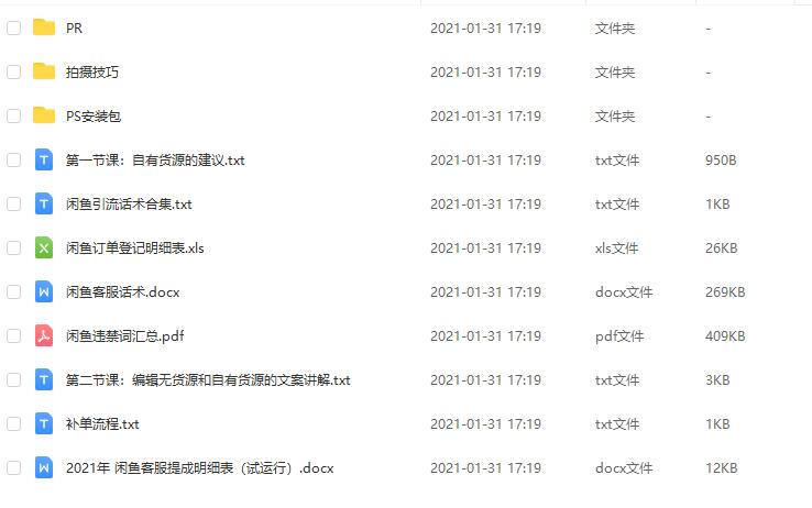 龟课·闲鱼无货源电商课程第19期，2021年一月课程