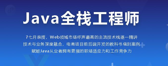 Java全栈工程师：从Java后端到全栈_高级电商全栈系统大课，价值3380元