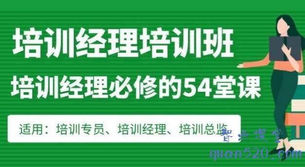 培训经理必修的54堂课：从培训管理到组织发展的学习地图