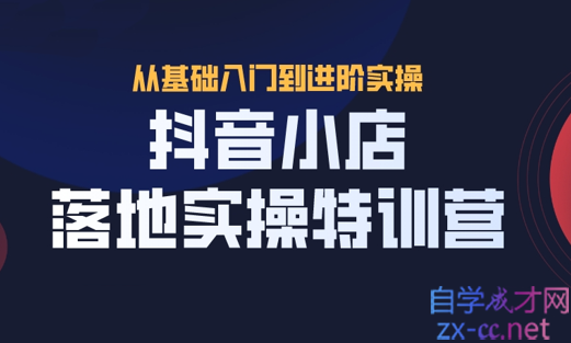 抖名星·抖音小店落地实操特训营，价值666元