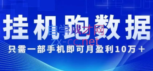 猎人电商·挂机跑数据，只需一部手机即可月盈利10万+，价值3988元