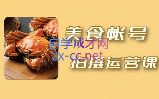 摄影钢·美食账号拍摄运营系列课，价值1680元