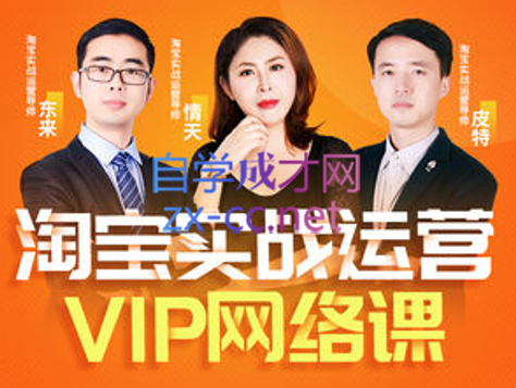 淘宝VIP线上直播课（八月完结），价值7580元