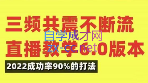 小伟·三频共震直播起号（5.0+6.0），价值5980元