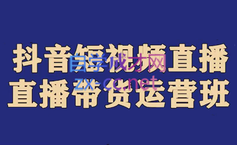 老李·抖音带货实操运营班，价值1980元