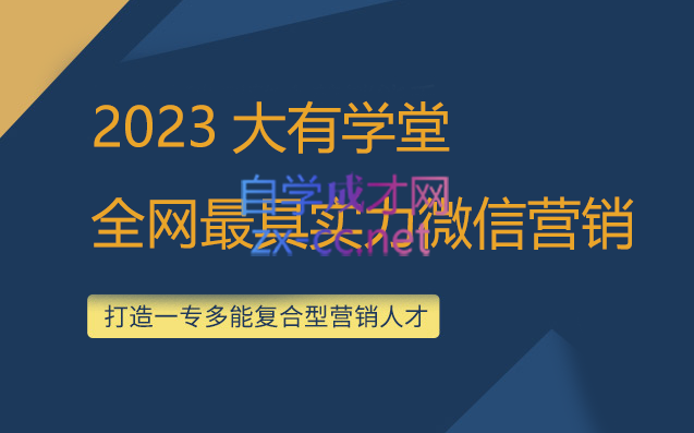 2023大有学堂，飘老师全网最具实力微信营销引流技术学习班！