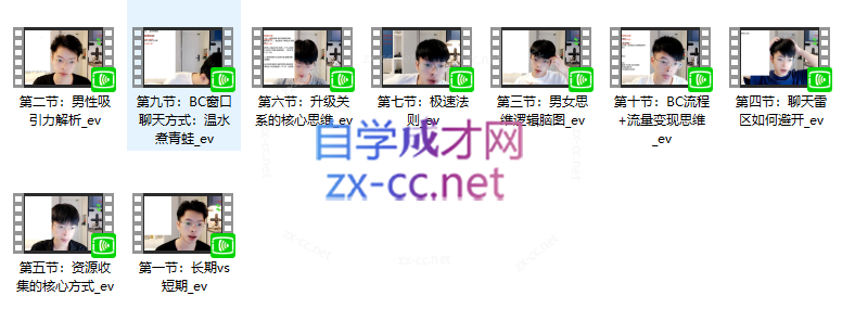 贤哥恋爱教育私教课程