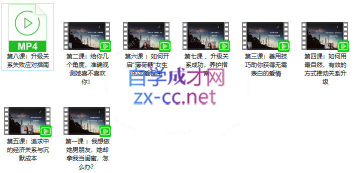 8小时爱情逆袭课程——助你成就完美爱情