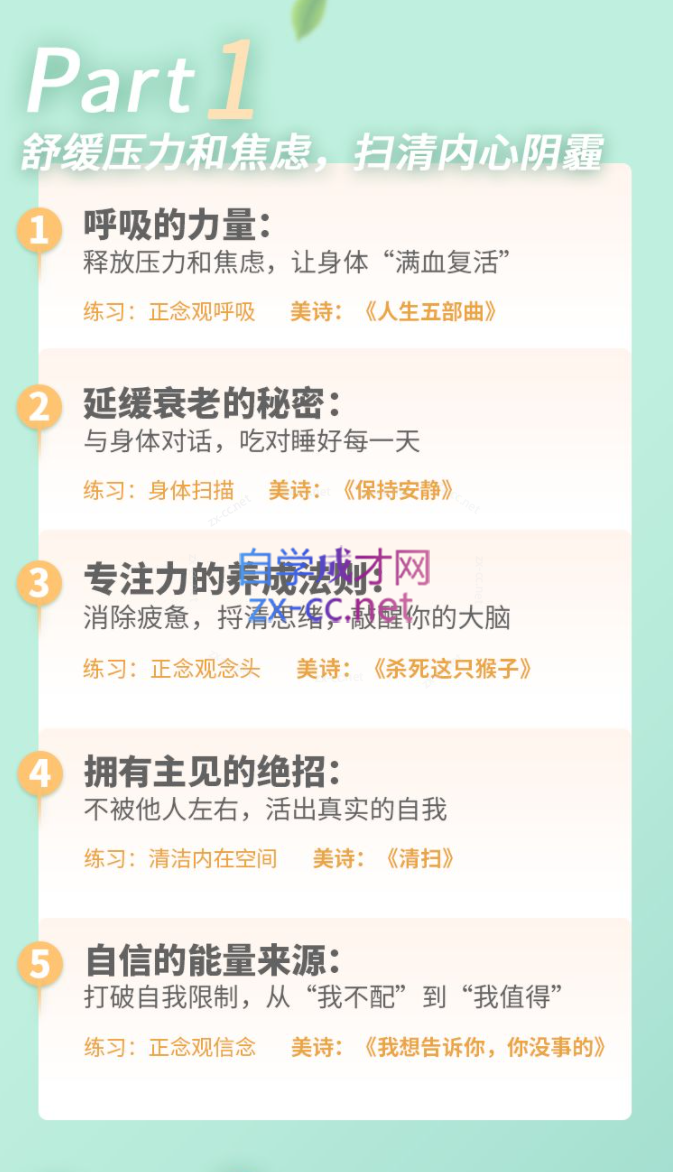 胡婷婷正念身心疗愈法：释放压力、管理情绪，提升幸福力！