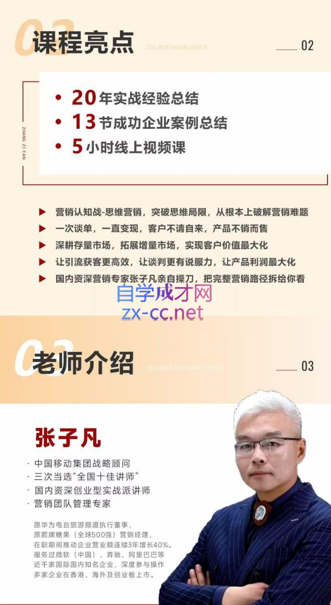 张子凡20年实战经验，揭秘营销背后的底层逻辑