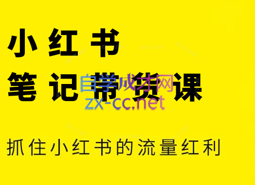 张宾·小红书笔记带货课（更新24年3月）