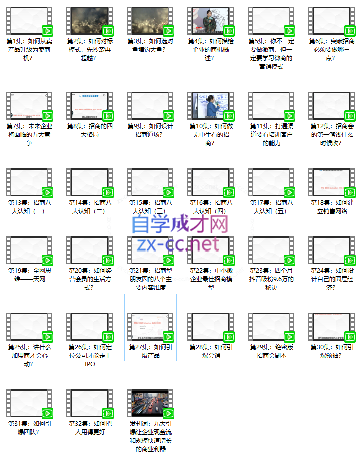 王昕《引爆招商》32集