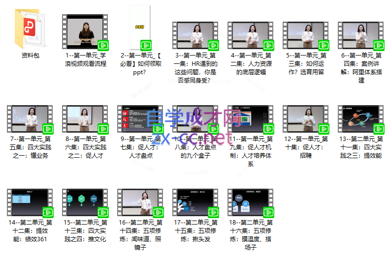 许林芳《HRBP的四大实践和五大修炼》视频课，教你懂业务、促人才\资料包