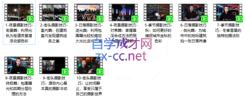 「城市行者」旅行摄影实战课程 - 系统学习摄影从实战练习开始