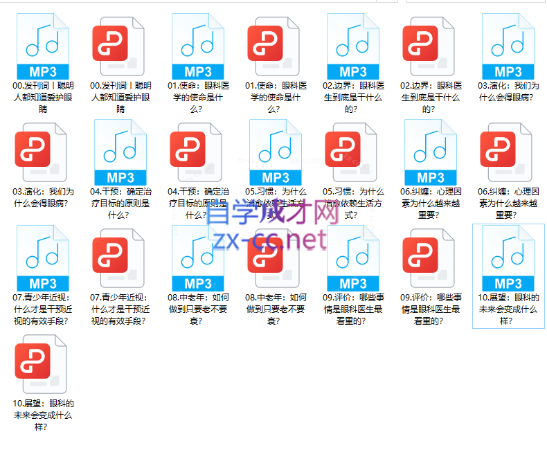 陶勇给忙碌者的眼科医学课（北京大学眼科学博士）