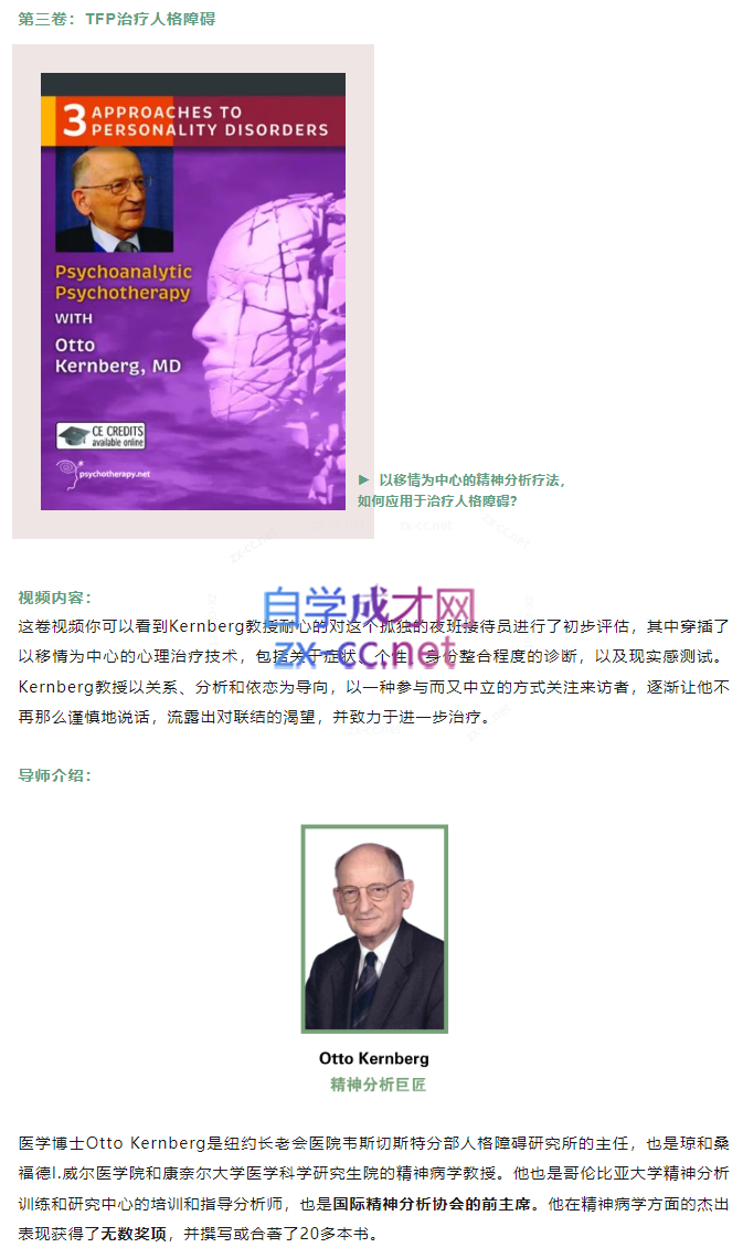 人格障碍案例治疗教学｜林内翰、科恩伯格、弗里曼三位大师“神仙打架”