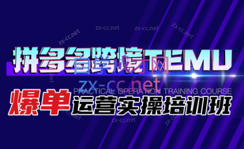 方杞伟·拼多多跨境TEMU爆单运营实操培训班