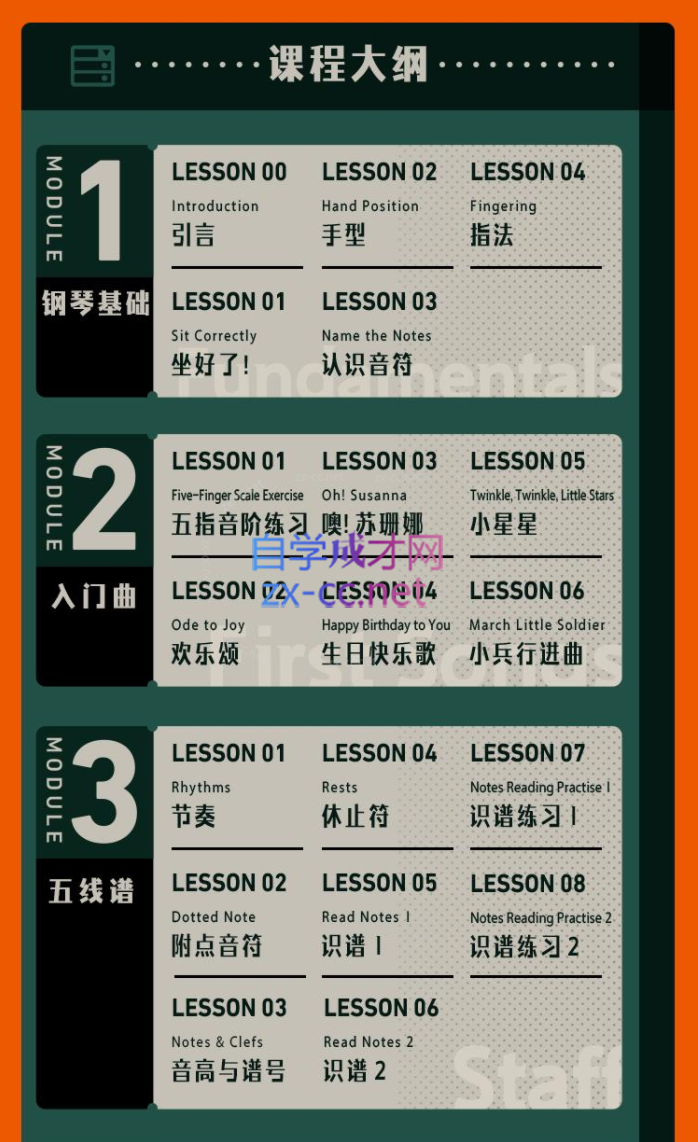 V叔的钢琴基础入门课