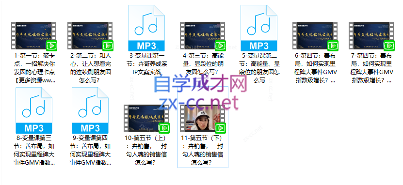慧歌(深圳女孩卉哥)养成系IP文案课特训营