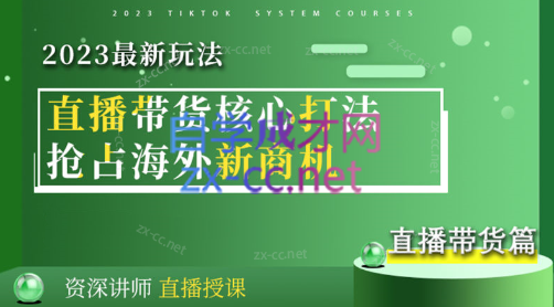 芷玥老师·2023最新TikTok直播带货核心打法