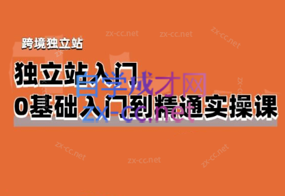 跨境电商独立站·0基础入门到精通实操