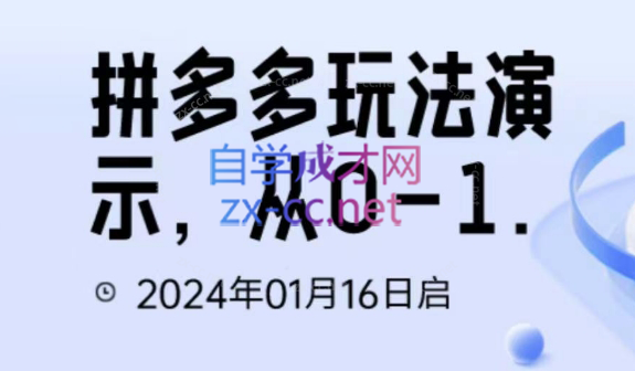 吴老师·拼多多从选品到截流到付费的玩法技巧