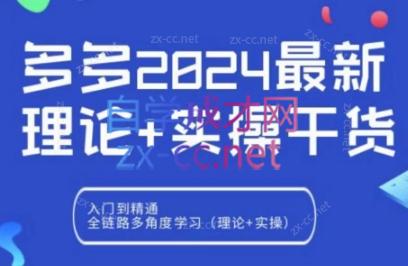 拼多多2024最新规则理论结合实际的干货