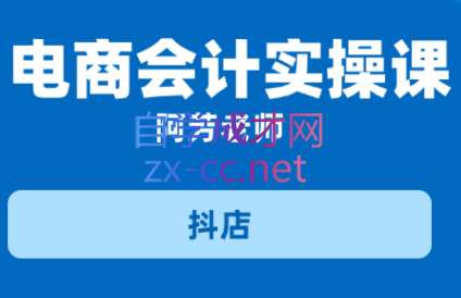 电商会计实操课阿芳(抖店) 电商会计实操课阿芳(抖店)