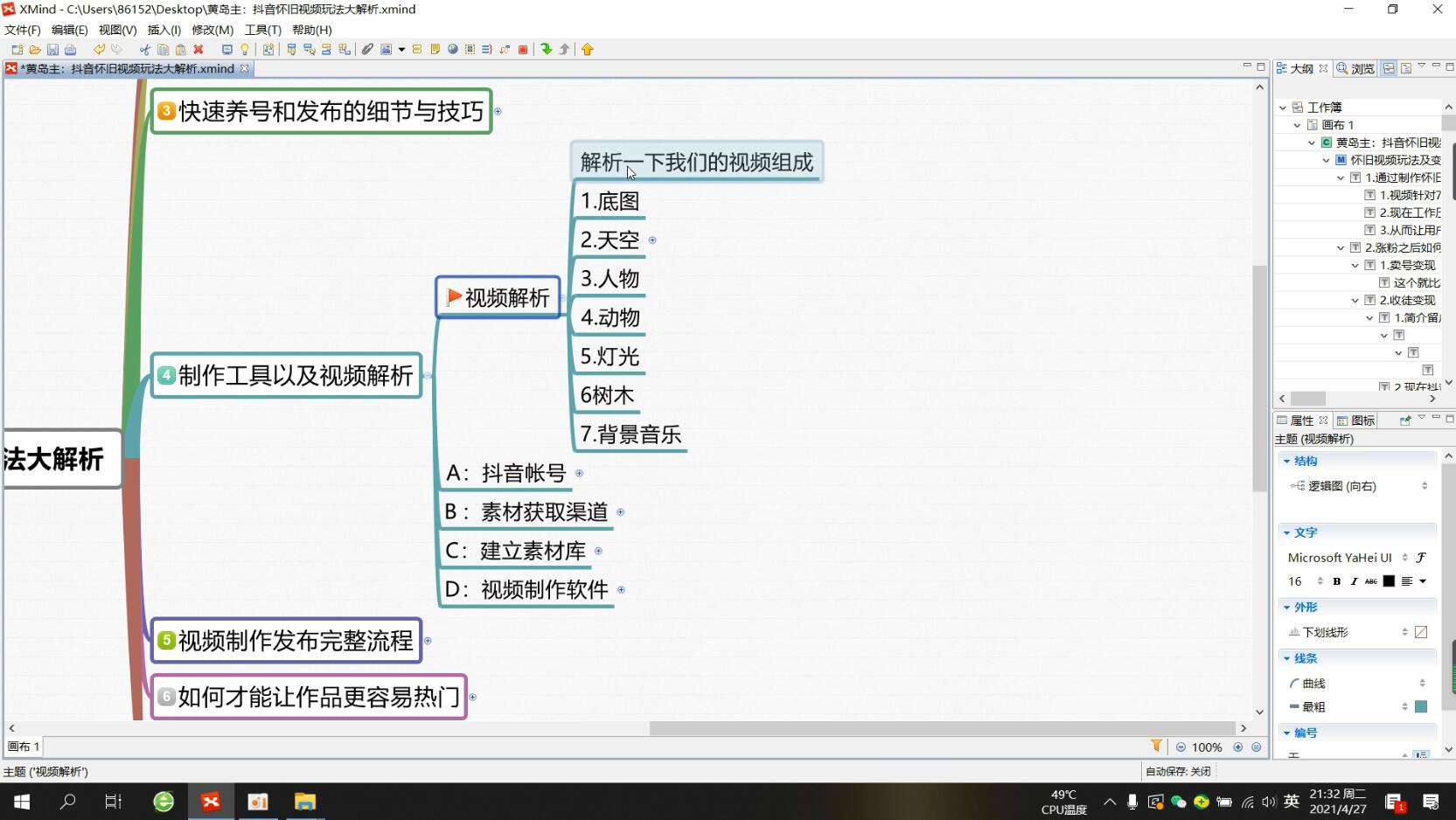 黄岛主·抖音超清怀旧视频热门玩法+变现模式大解析【无水印】