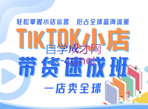 TikTok Shop 带货速成班（备战全球流量），价值3599元