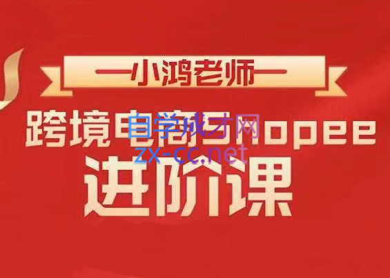 小鸿老师·跨境电商Shopee【基础+进阶】，价值2599元