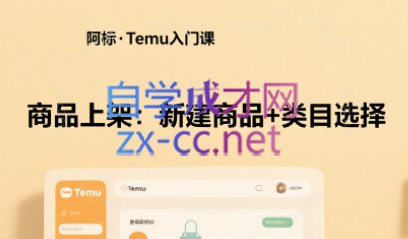 跨境阿标·temu跨境电商小白基础入门课程
