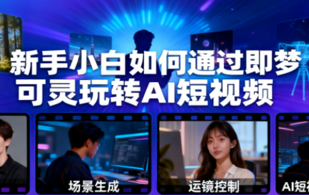新手小白如何通过即梦可灵玩转AI短视频 新手小白如何通过即梦可灵玩转AI短视频